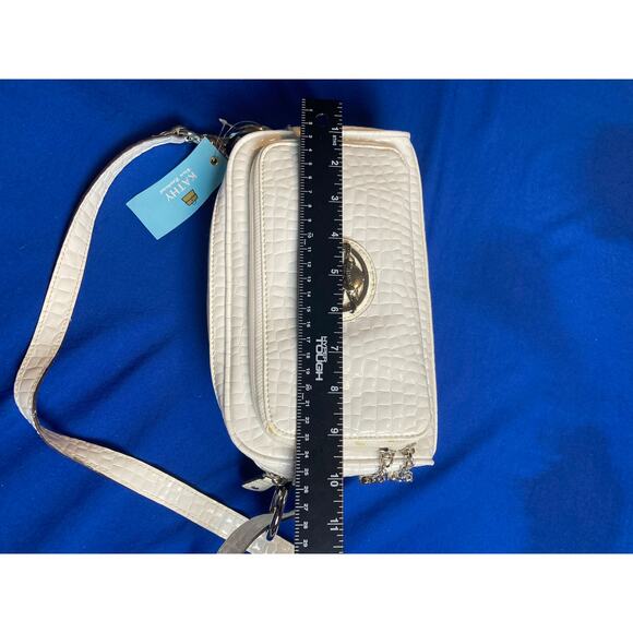 Kathy Van Zeeland Womens White Shoulder Bag Handbag Purse New Other - Picture 14 of 16